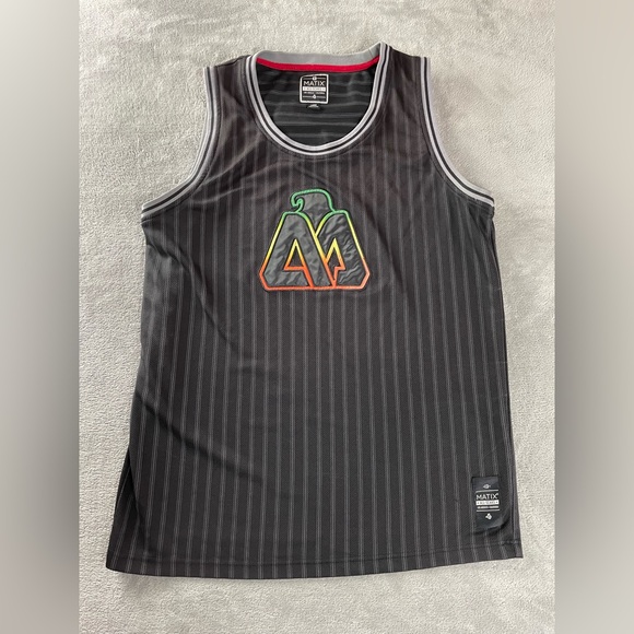 Vintage Matix All-Scars Los Angeles Tank Top Jersey Adult Large Black - Picture 1 of 13
